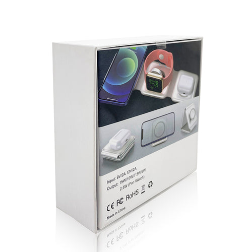 3-in-1 Magnetic Wireless Charger Foldable Charging Station.